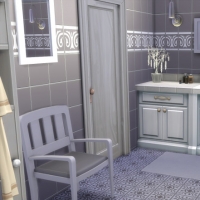 Mas Provencal Sims 4  Salle de bain familiale