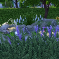 Mas Provencal Sims 4 Vue rapprochée de l'arrière de la maison