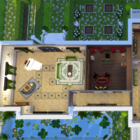 Manoir de la Simardière Plan du Rez de Chaussée