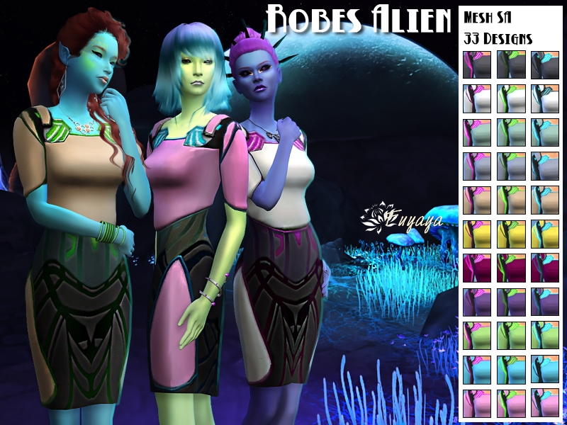 Robes Alien Alpha, Beta & Gamma