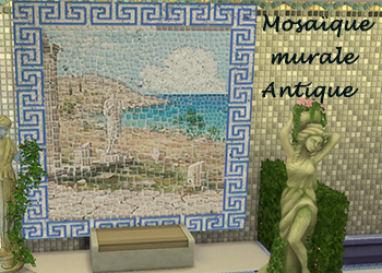 Mosaque murale Antique