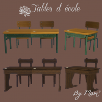 Tables d'école