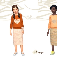 Motifs orangés