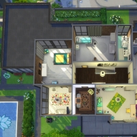 Penthouse l'Indus plan étage