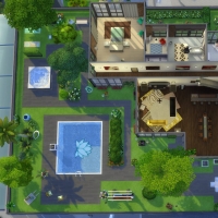 Penthouse l'Indus plan rez de chaussée
