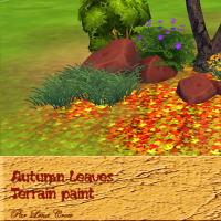 Autumn Leaves peintures de terrain automne S4 pourpre vert