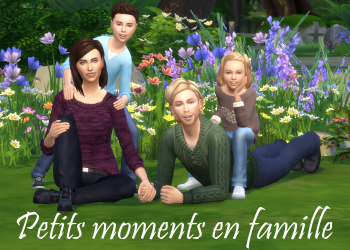 Pack de poses "petits moments en famille"