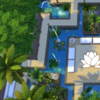 Spa du Lotus Blanc - les bassins