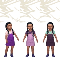 Déclinaison de violets