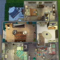 Maison Bohème Chic Plan étage