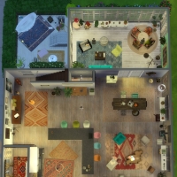 Maison Bohème Chic plan rez de chaussée