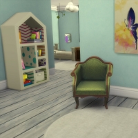 maison victorienne chambre bambin bébé 1
