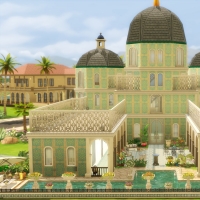 Palais Albina Jardin arrière vue