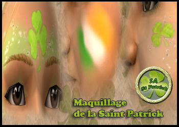 Maquillage de la Saint Patrick pour tout les ges