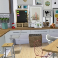 Appartement scandinave - salle à  manger