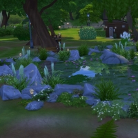 Le parc des délices - le bassin