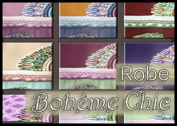 Robe Bohème Chic pour femme Sims 3