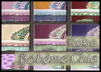 Robe Bohme Chic pour femme Sims 3