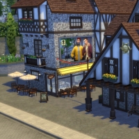 Magasins de Windenburg - Faà§ade arrière - vue rapprochée