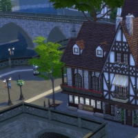 Magasins de Windenburg - Faà§ade latérale gauche