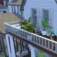 Terrase à  l'étage vue 2