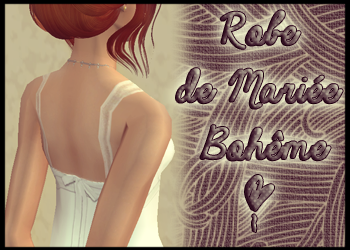 Robe de Marie Bohme pour femme Sims 2