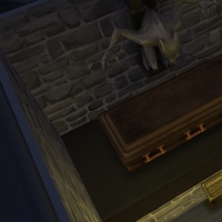 Le cimetière maudit - l'intérieur d'un caveau familial