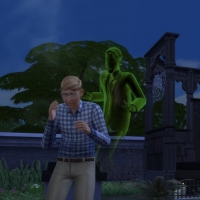 Le cimetière maudit par une nuit de pleine lune
