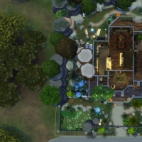 Vue en plan rez-de-chaussée