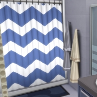 Blue - salle de bain - côté baignoire et douche