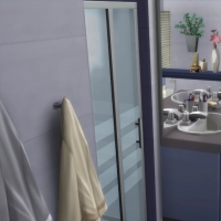Blue - salle de bain - côté lavabos et WC