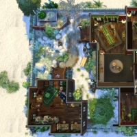 Vue en plan rez-de-chaussée