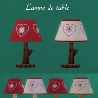 Lampe-table