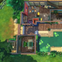 Vue en plan rez-de-chaussée