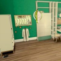 Appart Tropic chambre enfant verte 2