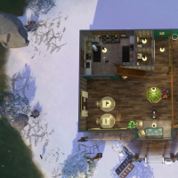 Vue en plan rez de chaussée