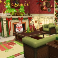 Pièce Noel Rouge 3