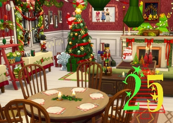 Pièce Noel Rouge