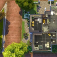 Vue en plan rez de chaussée