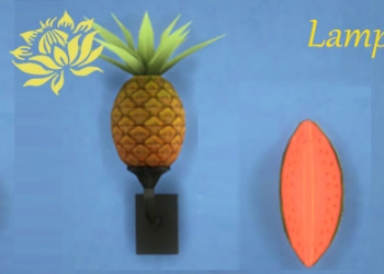 Lampes fruits