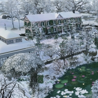 Giverny claude monet jardin hiver 3