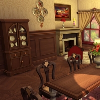 sims 4 strangerville roselyn salle à manger 1