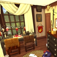 sims 4 terrier chambre fred george