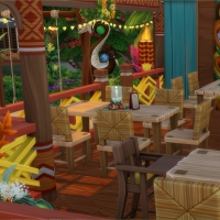 Restaurant de Sulani - la terrasse familiale