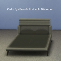 Cadre-Système-de-lit-double-Discrétion