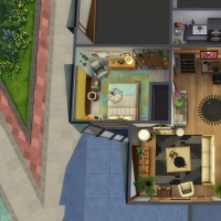 Appartement 404 - vue aÃ©rienne de l'appartement