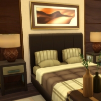 Chalet de NoÃ«l - la chambre parentale