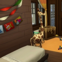 Chalet de NoÃ«l - la chambre pour enfant et bambin - vue 2