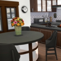 Chalet de NoÃ«l - la cuisine