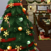 Chalet de NoÃ«l - la salle Ã  manger - vue 1